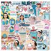 50 International Nurses' Day Graffiti Stickers Decorate Luggage Motorcycle Trolley Case Laptop DIY Waterproof Stickers