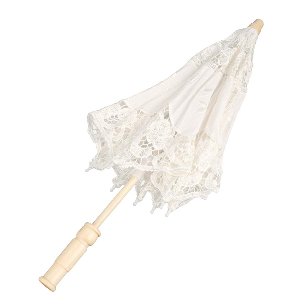 West   Bridal Lace Umbrella Parasol Banquet Stage Photography Prop Wedding Supplies