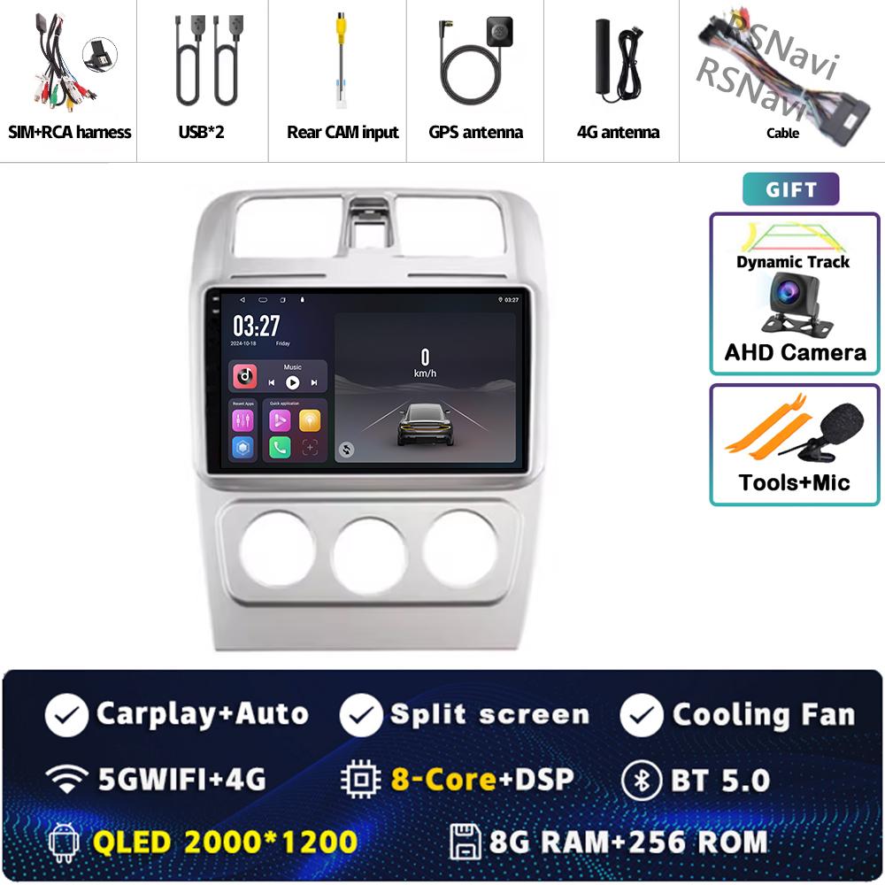 9" Android 14 Carplay Car Radio for CHANGAN CX30 2011 - 2012 Multimedia Video Player Navigation GPS Stereo 2Din DVD WIFI+4G Auto