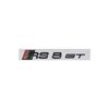 QR5 ABS Rear Trunk Emblem for M5 RS3 RS4 RS5 RS6 RS7 RS8 GT Logo Auto Side  Letter Badge Stickers Exterior Decoration