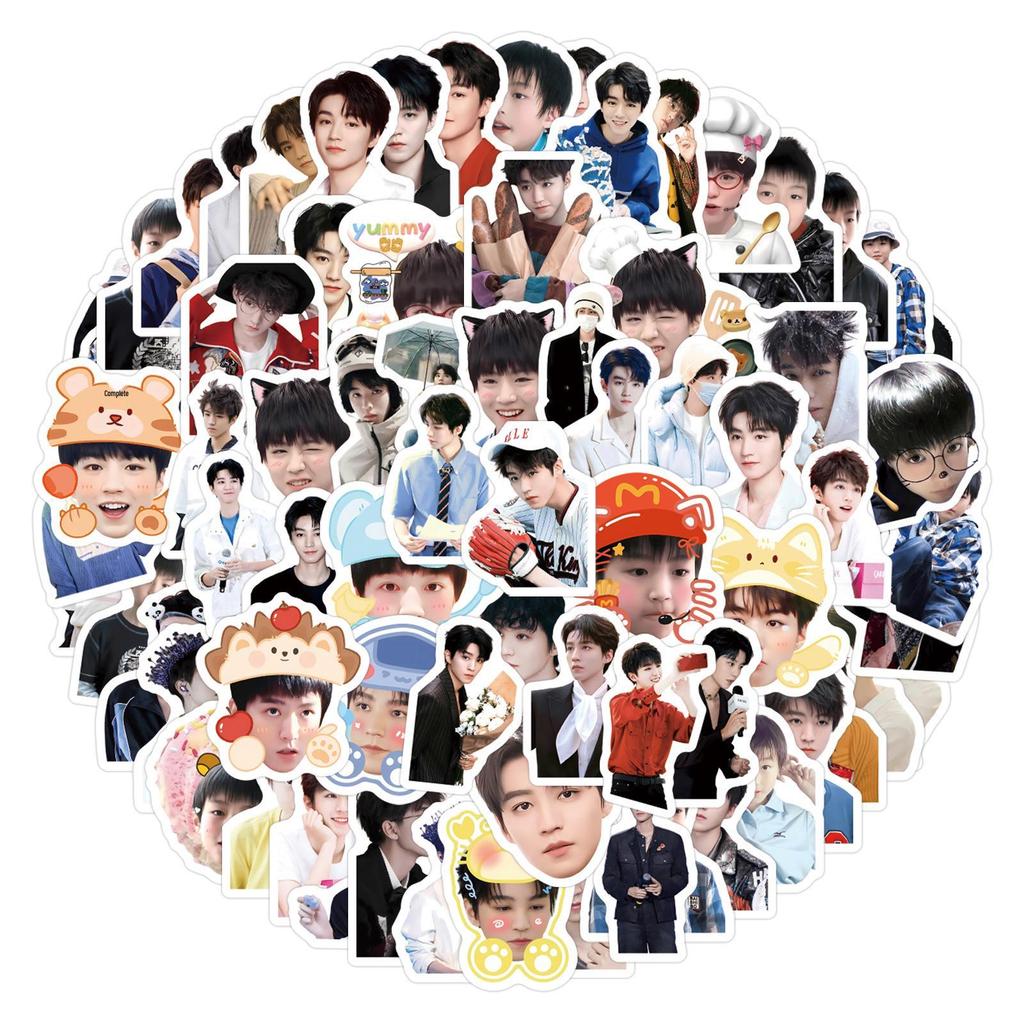 100 TFboy Wang Junkai Celebrity Graffiti Stickers for Water Bottles & Tablets