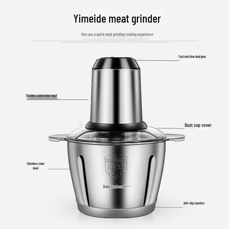 Yimeide Electric Food Processor & Meat Grinder
