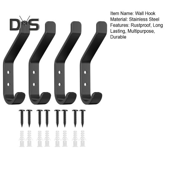 Wieszak ścienny na kapelusze Wytrzymały, odporny na rdzę Prosty montaż Łukowaty kształt Uniwersalne zastosowanie Wieszak na ubrania
