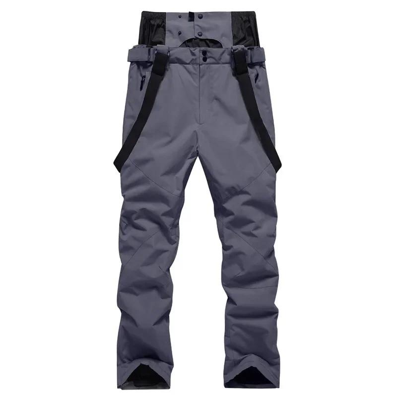 High Quality Waterproof Skiing Overalls Outdoor Mountain Men Snowboard Trousers Windproof Male Jumpsuit Sport Warm Ski Pants