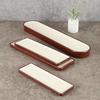 Rectangular Faux Porcelain Melamine Sushi Platter - Artistic Dishware for Hotels and Restaurants