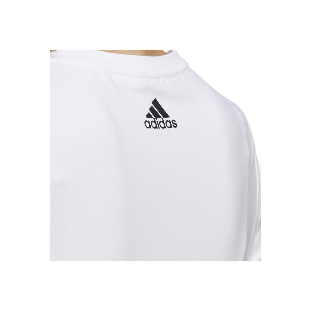adidas Fi Tee Foil Logo Print Sports Short Sleeve T-Shirt Women Tops White GP0683