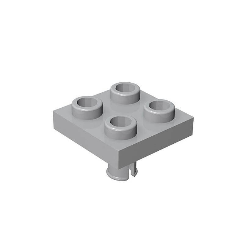 10pcs 2476 2x2 with Bottom Pin Building Blocks MOC Technical Accessories Compatible with Brick Children Toys Gift