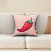 Hot Chili Spicy Pepper Sofa Couch Pillow Cover Cushion Case Home Bedroom Decoration