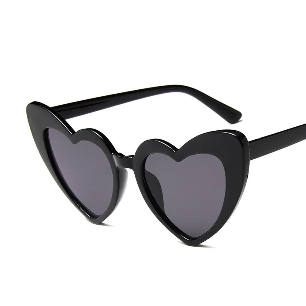 1Pc Retro Love Heart Shaped Sunglasses For Women Fashion Love Heart Sunglasses Uv400 Protection Eyewear Goggle