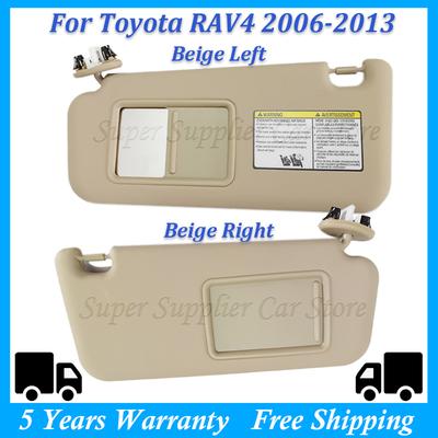 Sun Visor Shield Sunshade Auto Sunvisor Sunroof Left / Right For Toyota RAV4 2006 2007 2008 2009 2010 2011 2012 74320-42501-B2