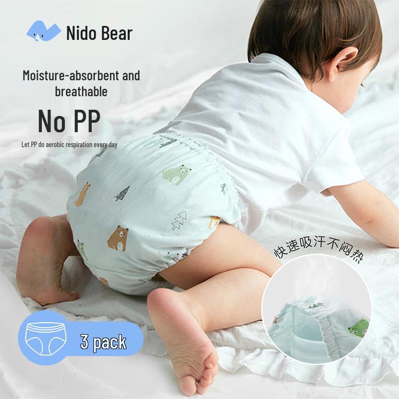 Nidoxiong Baby Boys  Cotton Boxer Briefs 3-Pack 80