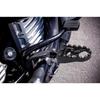 CNC Wide Foot Pegs 360° Roating MX Chopper Bobber Style For Harley Dyna Sportster Fatboy Iron 883,Black