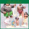 Faszinierende Moana 6-teiliges Actionfiguren-Set Puppen Ideal zum Spielen und Dekorieren