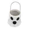 Halloween Eimer Vase Dekoration Multifunktionaler Blumentopf Pflanztopf Pflanzgefäß für Eingang Kaminsims Halloween-Themen Ornament