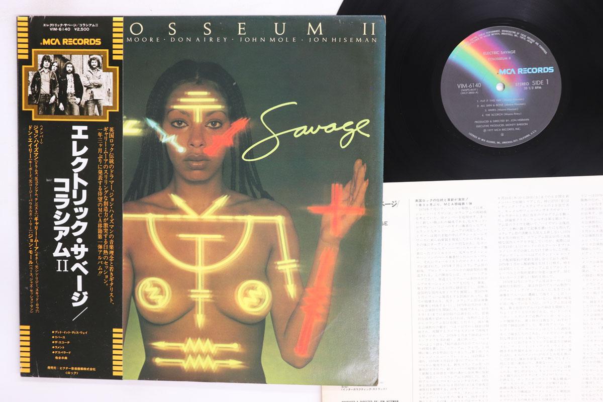 Виниловая пластинка COLOSSEUM II Electric Savage VIM6140 MCA 1977 Япония Obi Рок Б/у
