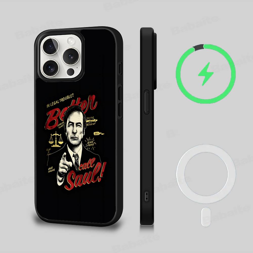 

Better Call Saul For Magsafe Magnetic Phone Case for iPhone 17 16 pro max 15 Plus 14 13 12 11 Cover iPhone 13 Mini