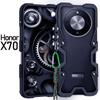 Honor X70/x70i Metal Protective Phone Case - Personalized, Anti-Drop, Full Coverage, Mechanical Style