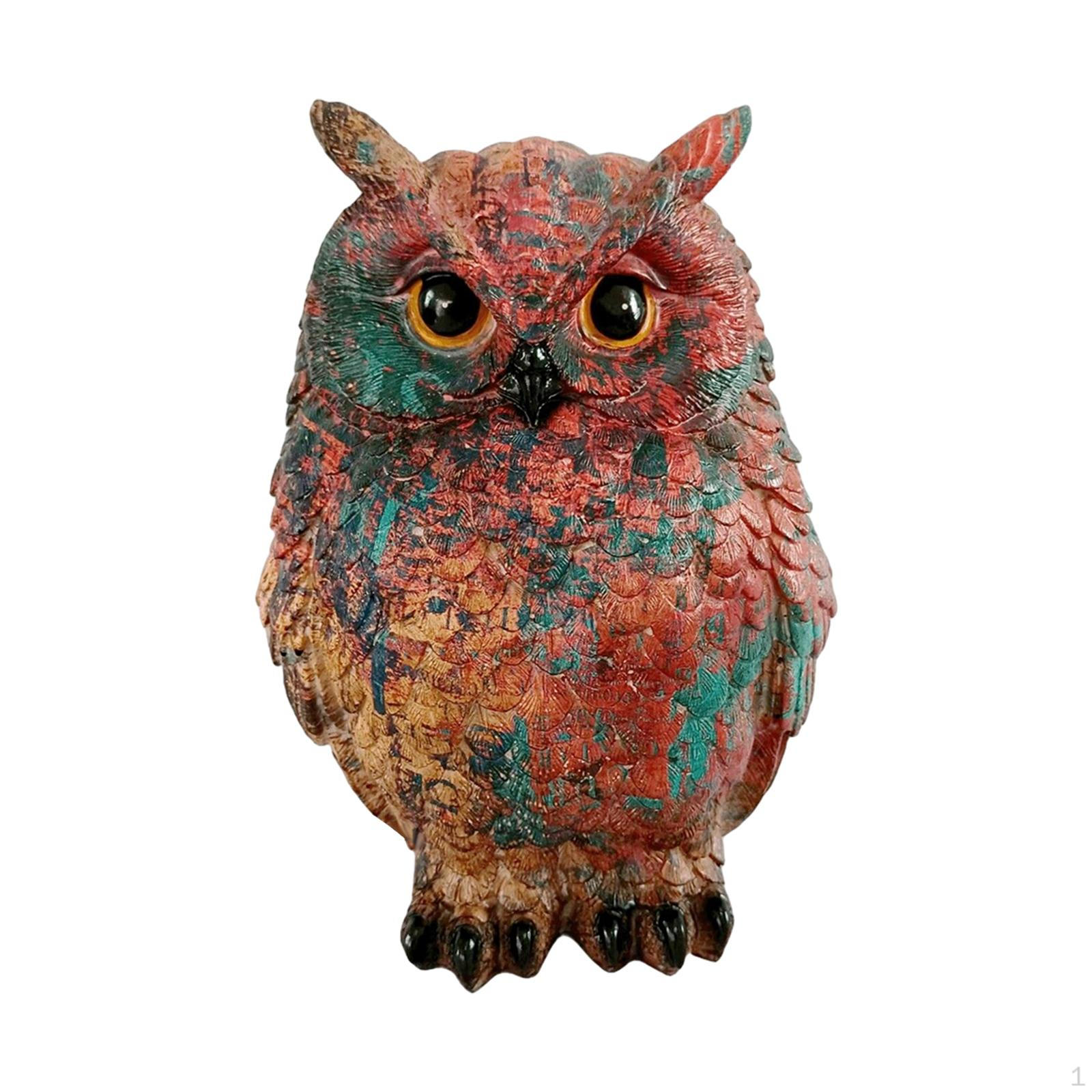 

-Statue Table Decoration Resin Creative Collectible Simple Animal Sculpture Figure for Office Desk Floral
