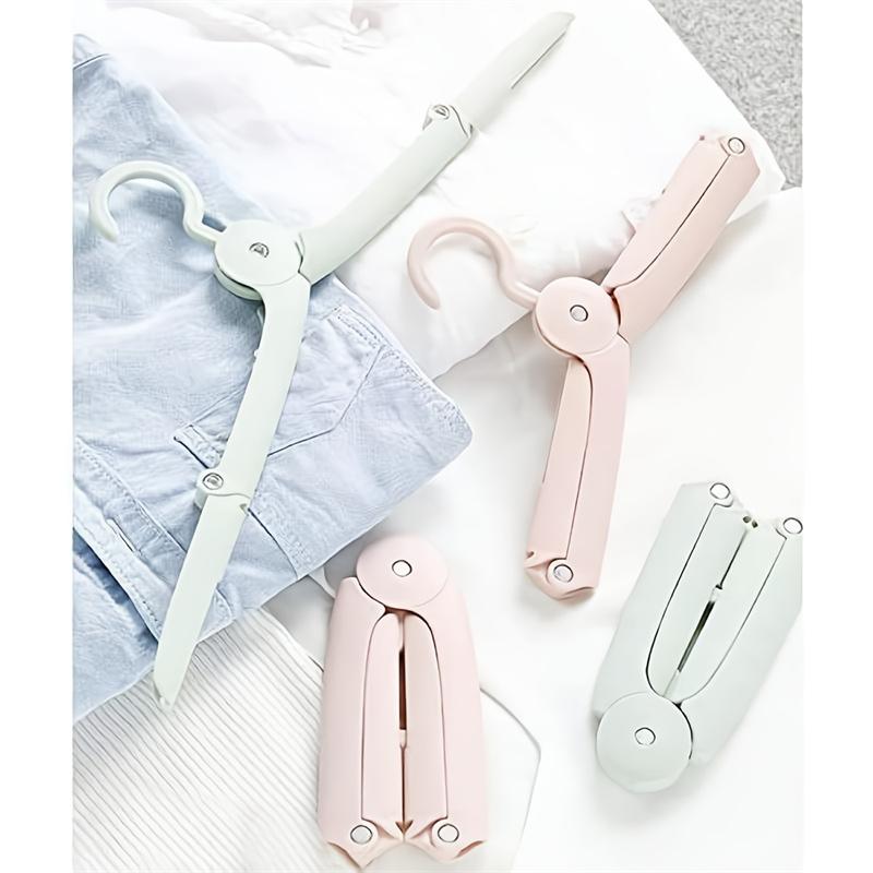 Folding Clothes Hanger, Portable Hanging Clothes Hanger, Travel Multi-functional Clothes Drying Rack, Home Clothes Hanger Clip