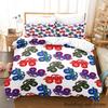 Colour Cartoon Monster Trucks DS Bedding Set Single Twin Full Queen King Size Bed Set Adult Kid Bedroom Duvetcover Sets Anime
