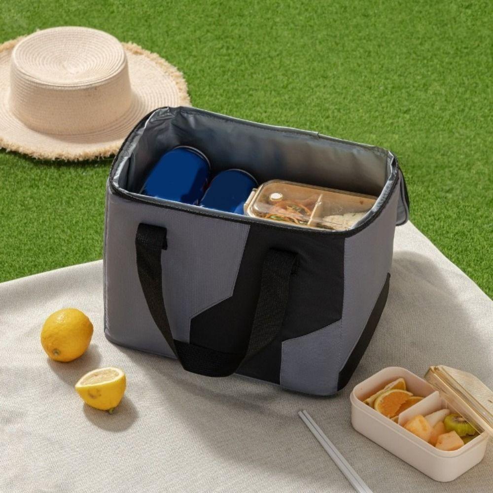 Izolační taška s velkou kapacitou Vodotěsné tašky na uskladnění potravin Přenosná termotaška na jídlo Kancelář