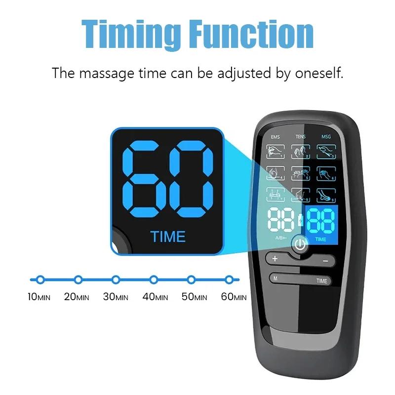 Ems Electric Muscle Stimulator USB Physiotherapy Tens Unit Machines Pulse Impulse Massage Slimming Machine Electro Stimulator