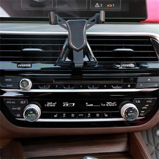 2018- BMW 5 6 7 G30 AC Climate Control Radio Volume Knob Silver Crystal | 3x | Front | Push Button | Durable