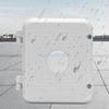 R6FF Square ABS Plastic Waterproof Enclosure Fit for Outdoor Security Cameras All Weather Protective Durability Mounting Case