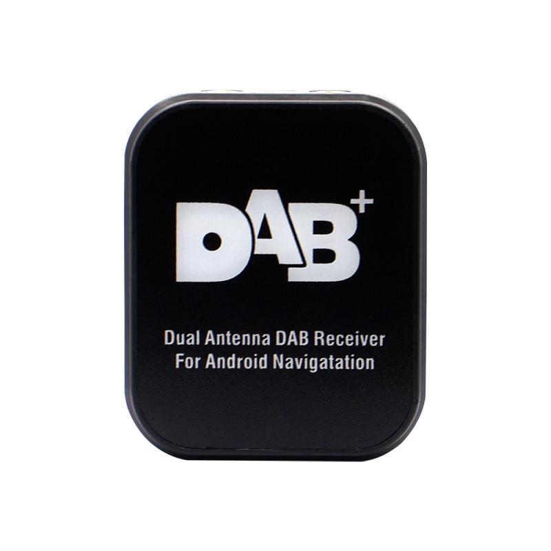 Car Digital Dab+Adapter Tuner Dualantennas Audio Radio Box Usb Receiver Antenna