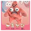 Angry Starfish Plush Toy Moving Star Doll USB Charging Angry Starfish Cute Shooting Star Funny Stress Hanging Toy (Starfish)