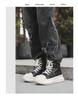 2025 Men's High-Top Thick-Soled Zipper Martin Boots - Fashionable and Versatile Autumn Footwear