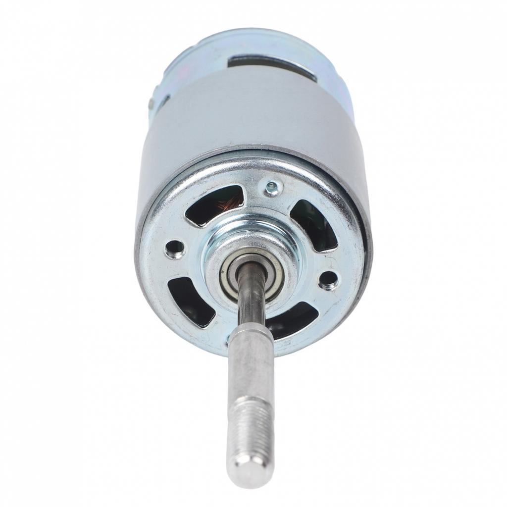 Moteur 775 à Long Axe CC 12V Moteur Électrique Moteur de Ventilateur Électrique Conception Compacte