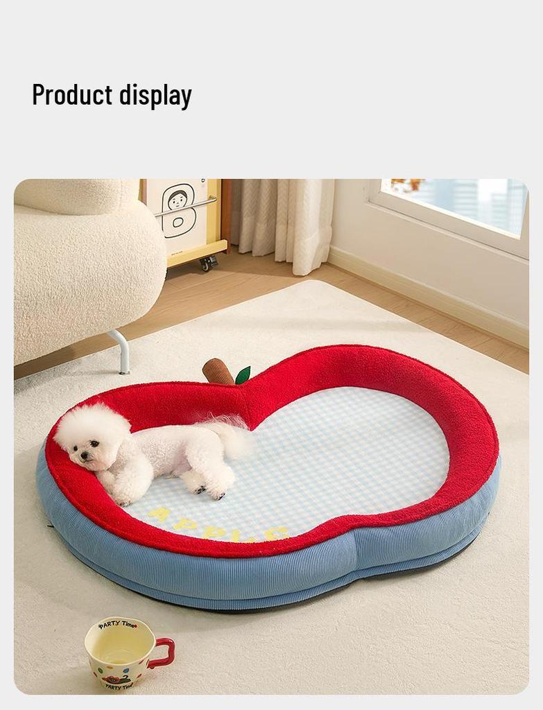 All-Season Pet Bed for Kittens and Small Dogs - Sofa or Dog House Use