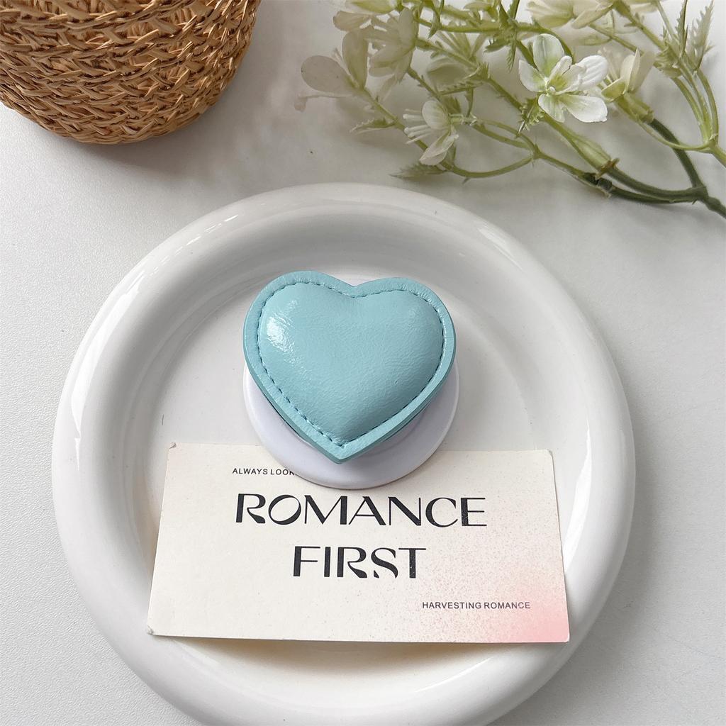 Luxury Love Heart Mirror Magnetic Griptok Bracket for iPhone Case Lovely Universal Phone Holder Ring Support Stand Grip Tok