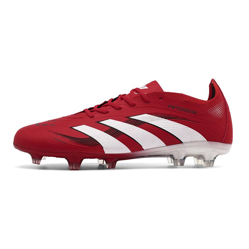 Neue nahtlose Fly-Woven Fußballschuhe Herren Low-Top Jugend Spikes Trainingssport Fußballschuhe