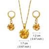 Small Size Hawaii Flower Pendant Necklaces Earrings Jewelry Sets Micronesia Marshall Pohnpei Guam Jewellery #330006