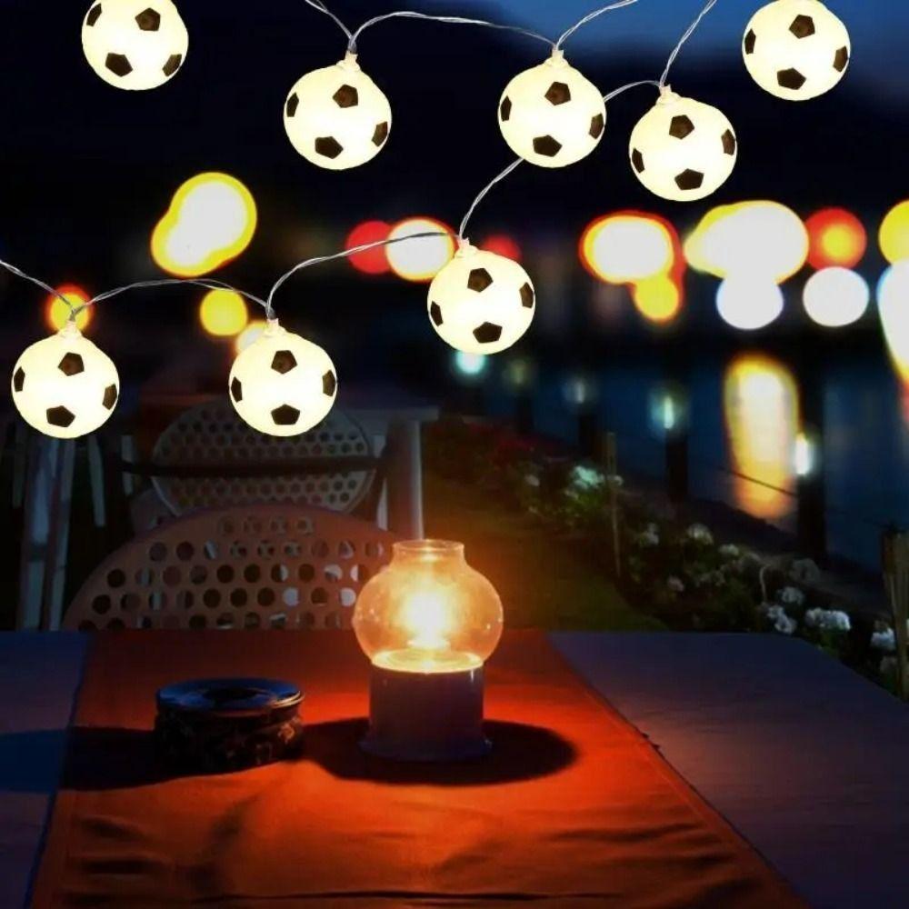 Creative Star Garland Lamp Cloud Basketball Decorative Lights Night Light Outdoor Garden