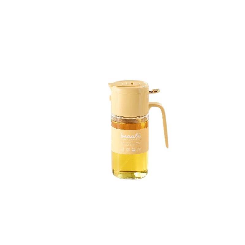 ZISIZ Auto Flip-Lid Pour & Spray Glass Oil Dispenser