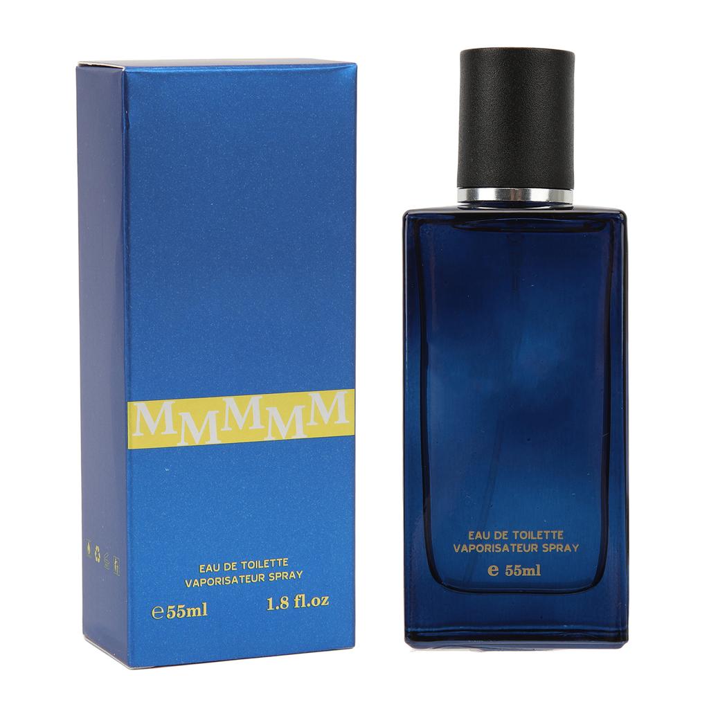 55ml Cologne Men Perfume Long Lasting Light Woody Fragrance Male Perfume for Dating Blue