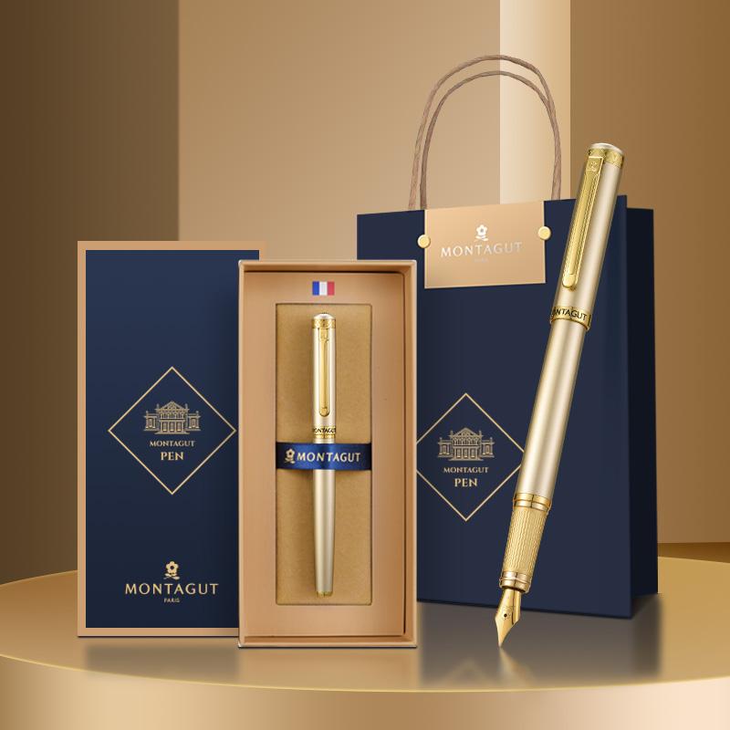 Mengtejiao Pen Business High-end Metal Heavy Feel Adult High-end Exquisite Signature Pen Office Special Financial Signature Gift