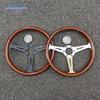 14inch 358mm JDM Classic Wooden Steering Wheel Racing Sport Vintage Wood Steering Wheel Car Accessories