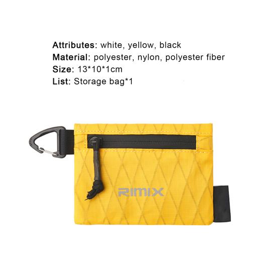 RIMIX Маленький кошелек для монет Износостойкий Компактный Надежный жёлтый — фото 3