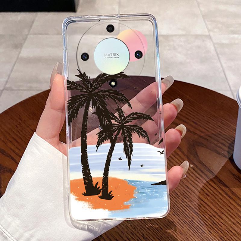 Magic5Lite Case For Honor Magic5 Lite Magic6 Lite 5G Cute Cat Cartoon Phone Cover Honer Magic 5 6 Lite Silicone TPU Cases Shell Magic6 Lite 5G