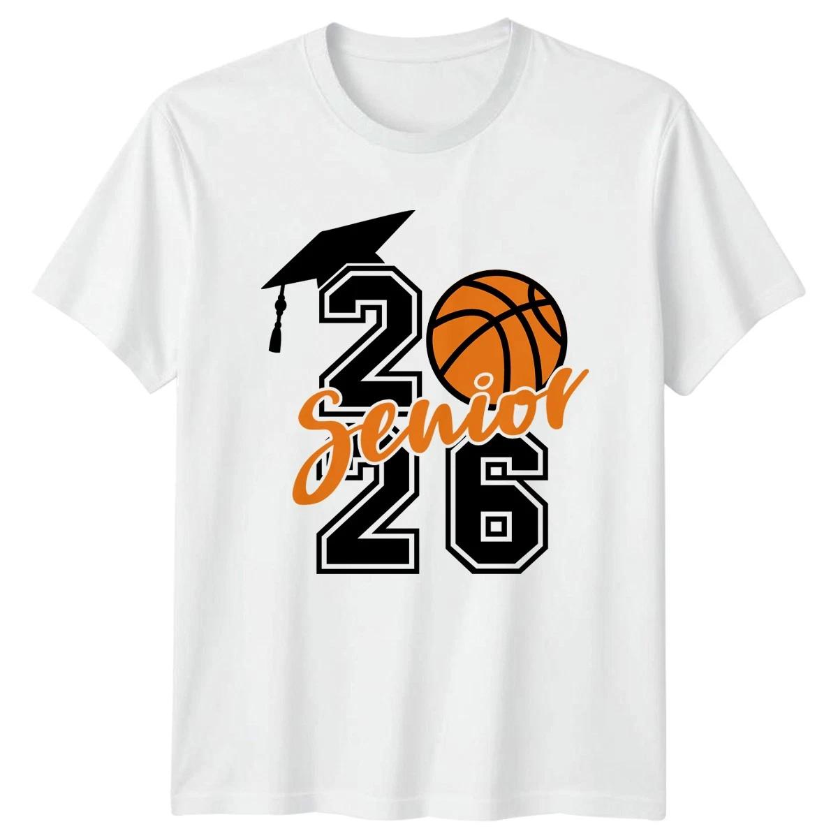 Senior 2026 T-Shirt Basketball Graduation Gift For Him And Her XXL