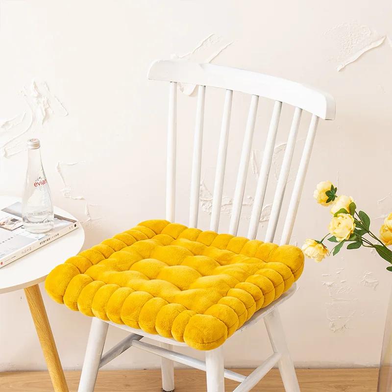 Biscuit Shape Cushion Soft Stuffed Cookie Cushion Creative Pillow Chair Car Seat Pad Home Sofa Decor Cookie Tatami Back Cushion
