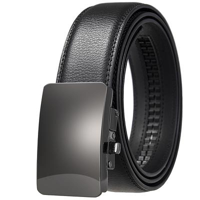 Men'S Belt Belt Casual Business, Automatic Buckle Belt Cowhide, Belt Ly36-1315-1