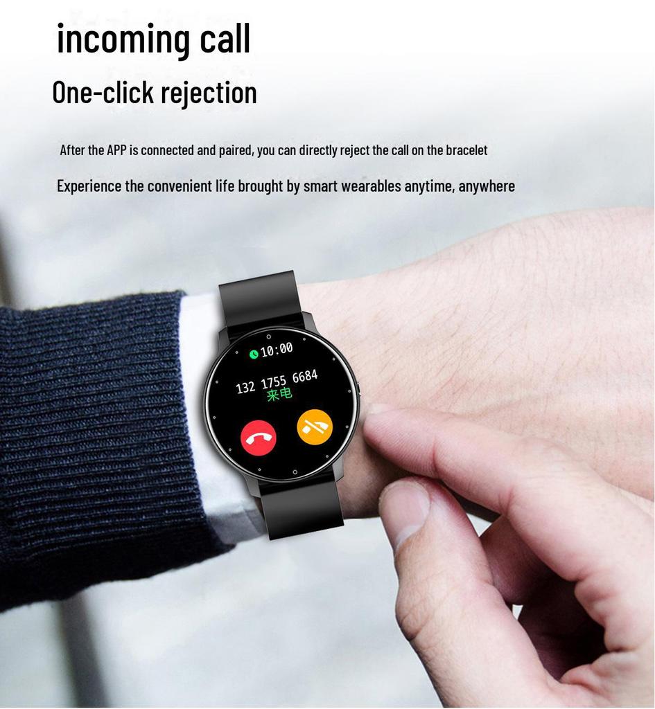 Waterproof Bluetooth Smart Watch with Blood Pressure & Sleep Detection - Sports & Health Monitoring Smart Watch