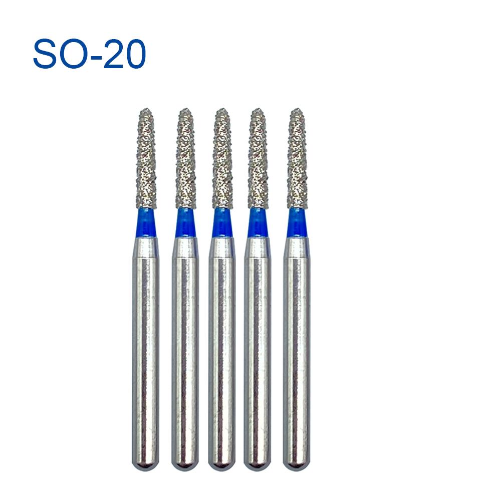 Dental Drills Fg Dia 1.6Mm 5Pcs/Pack High Speed Handpiece Diamond Bur All Series Teeth Whitening Dentistry Materials Supply