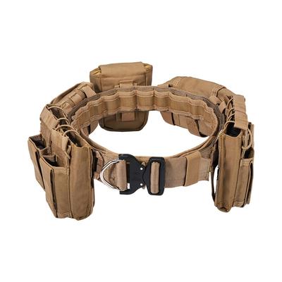 Outdoor Patrol Multifunctional Molle Five-piece Nylon Detachable Adjustable Tactical Belt Equipped with Accessory Bag