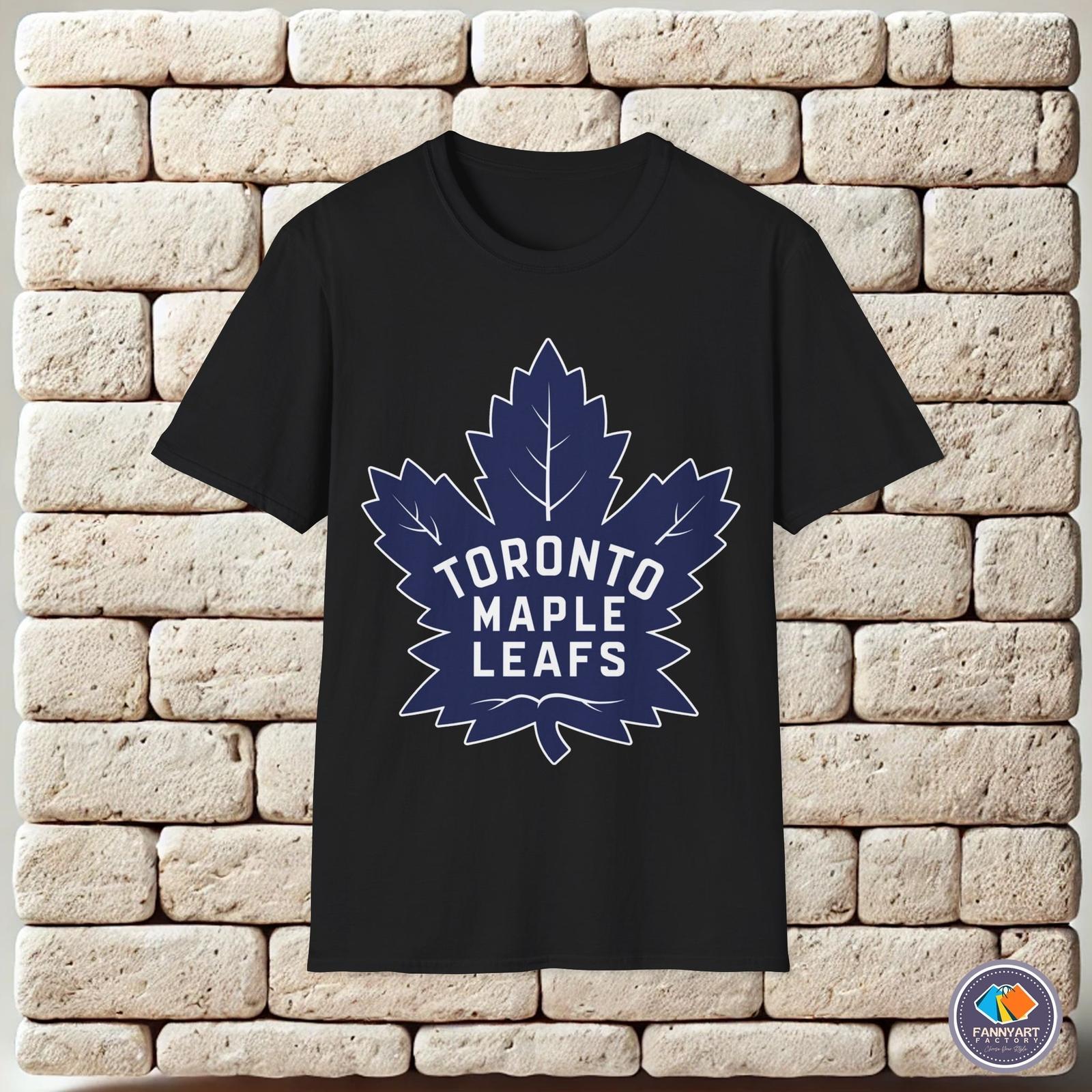 Toronto Maple Leafs NHL Club Logo Symbol Unisex T-Shirt L